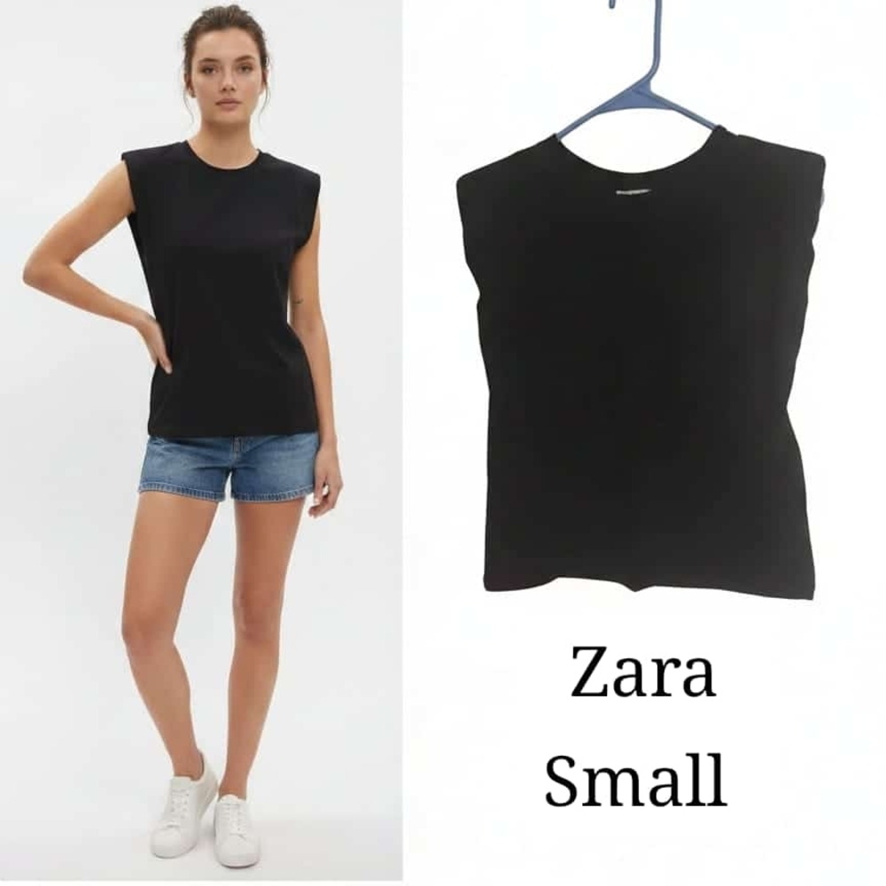 Zara Women's Classic Black Muscle Tee